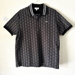 Lacoste Classic Fit Monogram Polo - Size XL